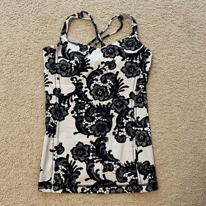 Lace look Lululemon tank